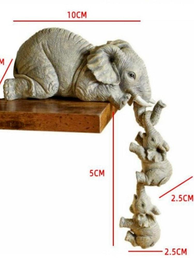 Cute Elephant Figurines Resin Crafts - BestShop