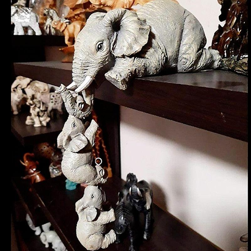 Cute Elephant Figurines Resin Crafts - BestShop