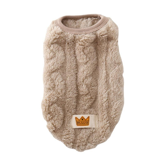 Cute Wavy Double-sided Fleece Pullover Pet Clothes - BestShop