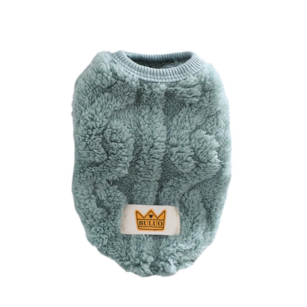 Cute Wavy Double-sided Fleece Pullover Pet Clothes - BestShop