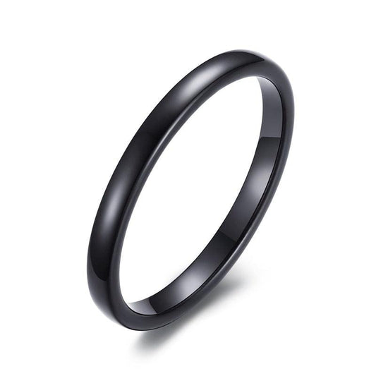 Cute Women's Gold-Color Rings Trendy 2 mm - BestShop