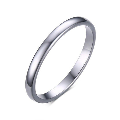 Cute Women's Gold-Color Rings Trendy 2 mm - BestShop