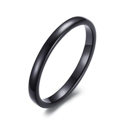 Cute Women's Gold-Color Rings Trendy 2 mm - BestShop