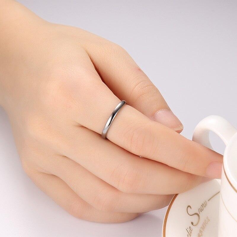 Cute Women's Gold-Color Rings Trendy 2 mm - BestShop