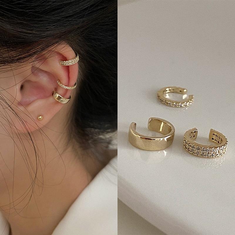 Delicate Zircon Cute Clip Earrings For Woman - BestShop