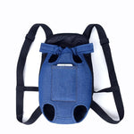 Load image into Gallery viewer, Denim Outdoor Travel Dog Backpack - BestShop
