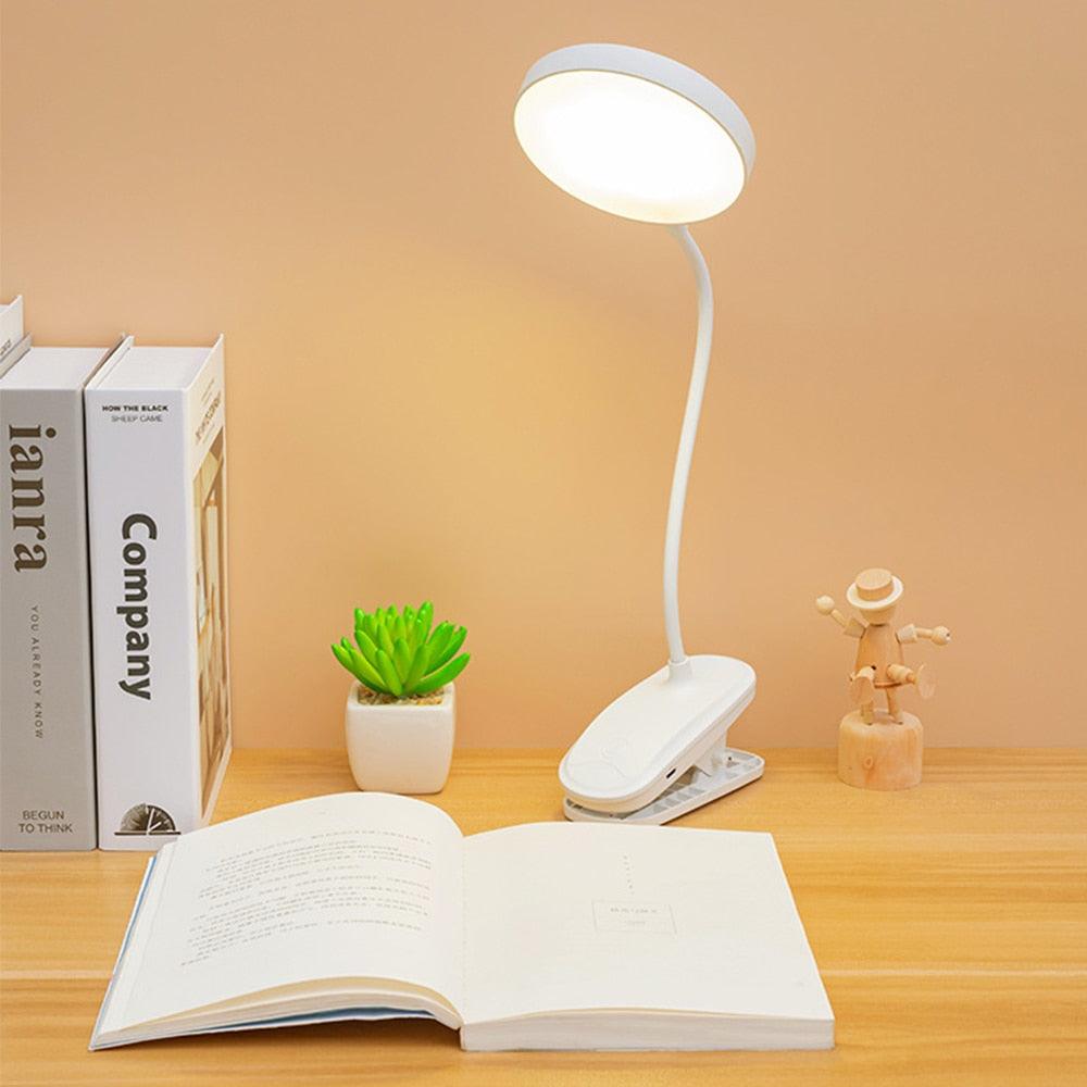 Desk Lamp USB Rechargeable Table Lamp With Clip - BestShop