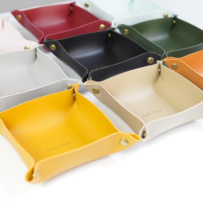 Desktop Leather Storage Tray - BestShop