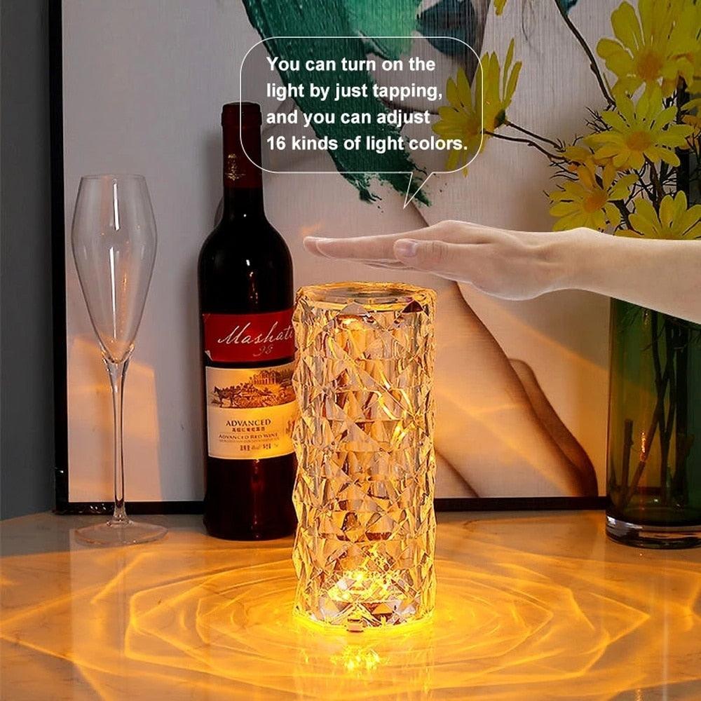 Diamond Rose Lamp - BestShop