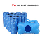 Load image into Gallery viewer, Disposable Pet Waste Bags With Paw Prints 5Roll (75Pcs) - BestShop