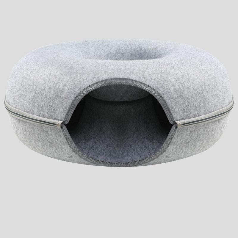 Donut Cat bed Tunnel Interactive Play Toy - BestShop
