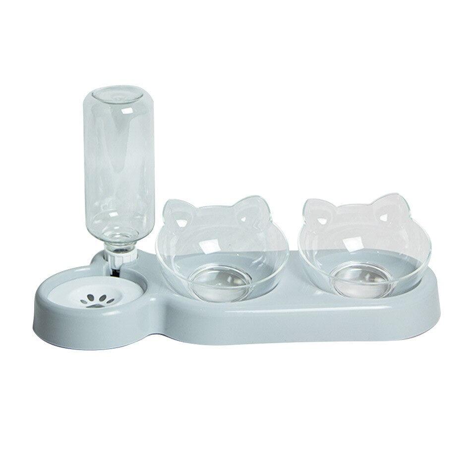 Double Elevated Bowls for Cats and Dogs - BestShop