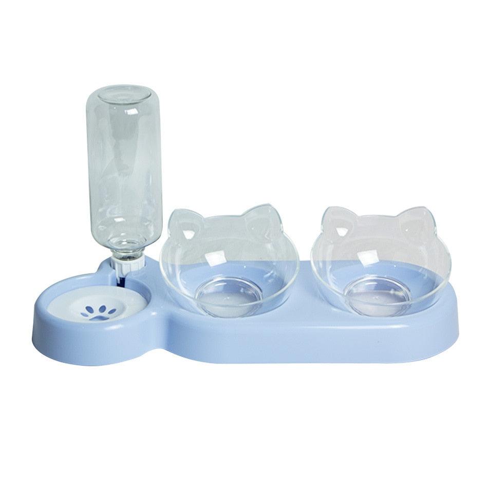 Double Elevated Bowls for Cats and Dogs - BestShop