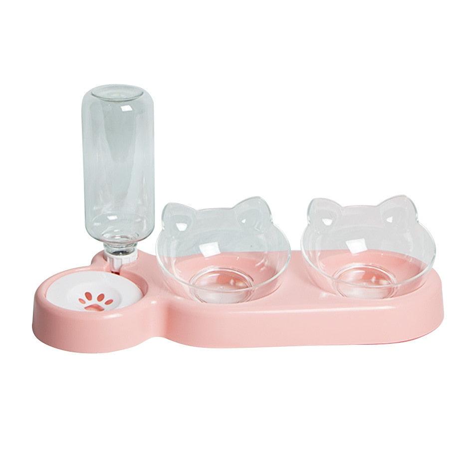 Double Elevated Bowls for Cats and Dogs - BestShop