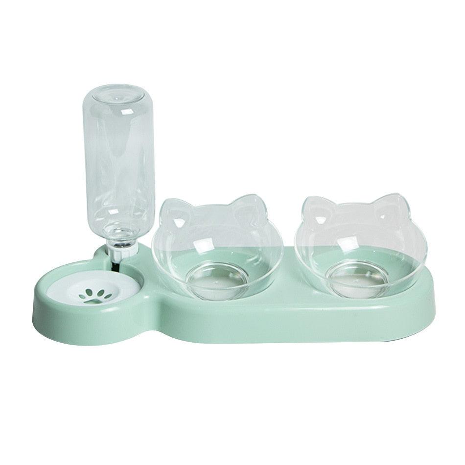 Double Elevated Bowls for Cats and Dogs - BestShop