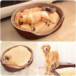 Load image into Gallery viewer, Double Sided Extra Large Soft Fleece Dog Bed House Sofa - BestShop
