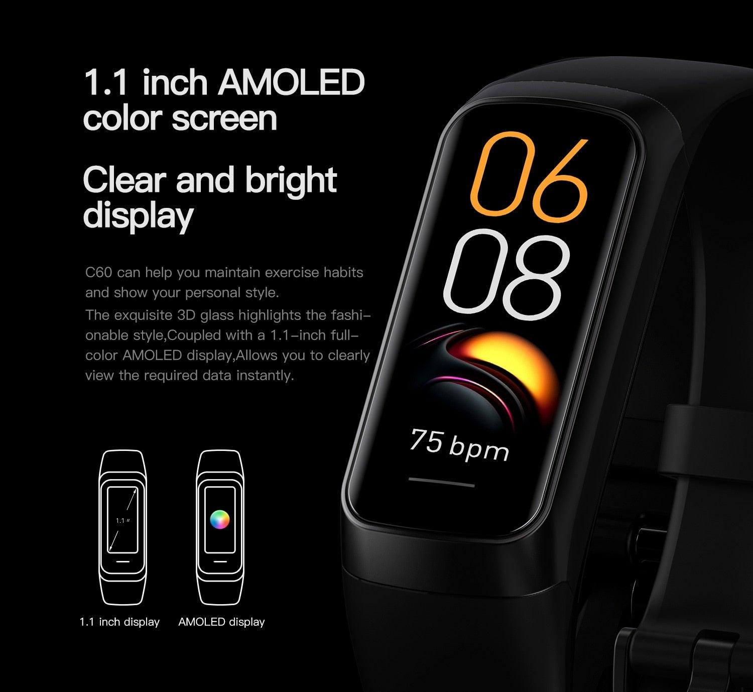 EFFEOKKI C60 2023 Smart Wristband - BestShop