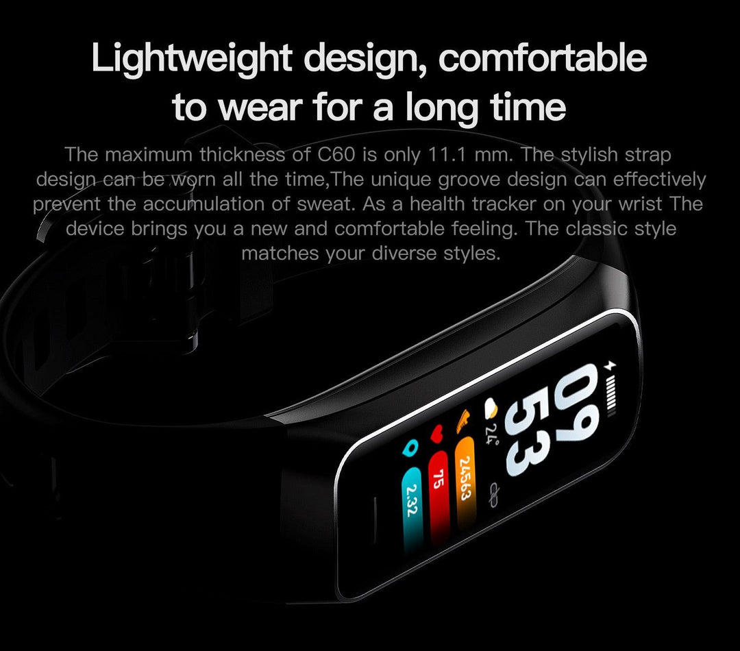EFFEOKKI C60 2023 Smart Wristband - BestShop