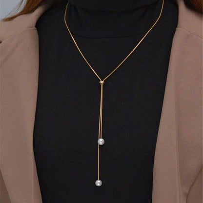 Elegant Jewelry Wedding Big Pearl Necklace For Women - BestShop