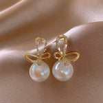 Load image into Gallery viewer, Elegant Pearl Earring - BestShop
