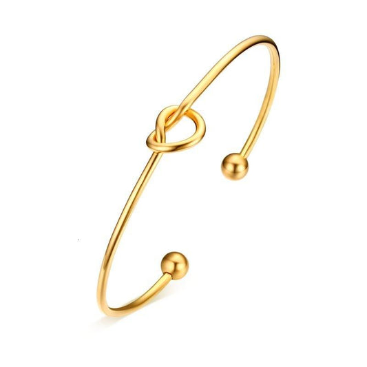 Elegant Tied Knot Cuff Bracelet - BestShop