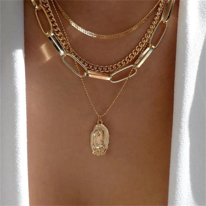 Fashion Gold Color Heart-Shaped Necklace For Women - BestShop