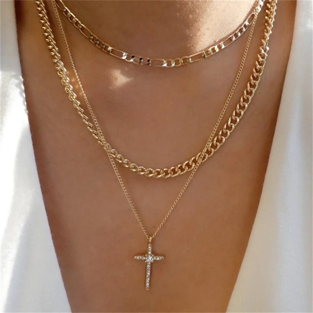Fashion Gold Color Heart-Shaped Necklace For Women - BestShop
