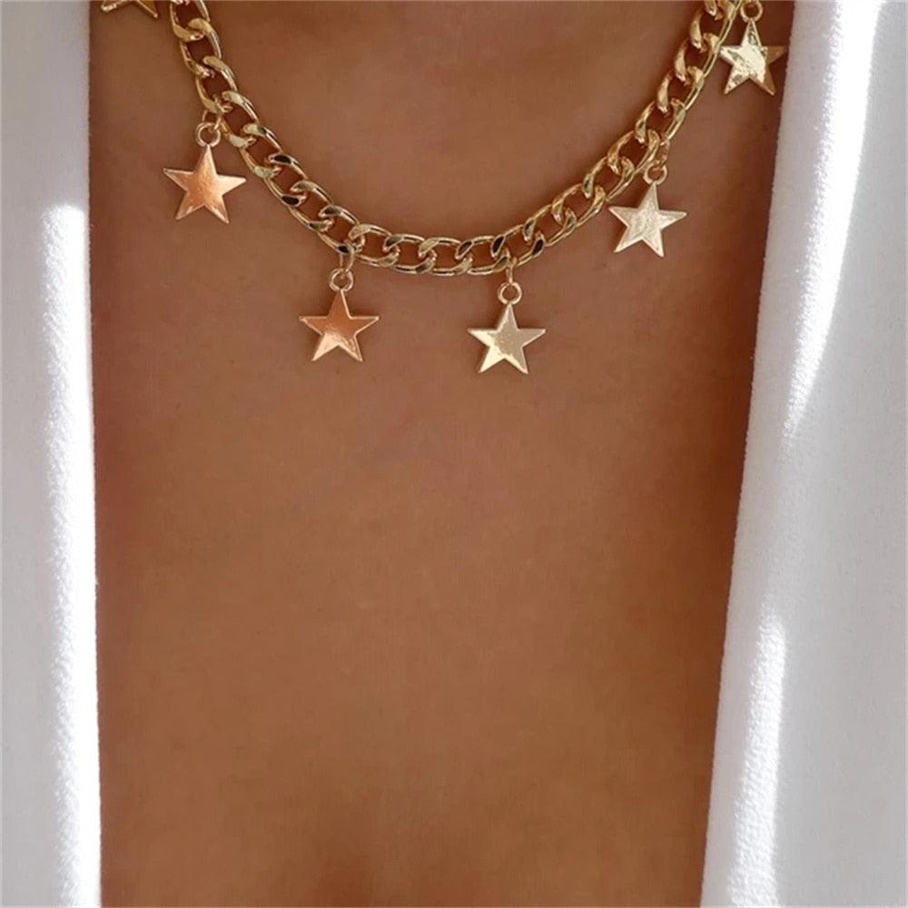 Fashion Gold Color Heart-Shaped Necklace For Women - BestShop