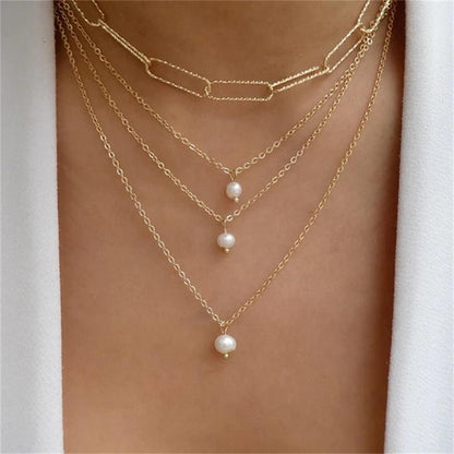 Fashion Gold Color Heart-Shaped Necklace For Women - BestShop