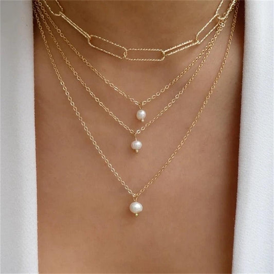 Fashion Gold Color Heart-Shaped Necklace For Women - BestShop