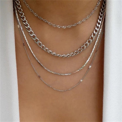 Fashion Gold Color Heart-Shaped Necklace For Women - BestShop