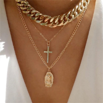 Fashion Gold Color Heart-Shaped Necklace For Women - BestShop