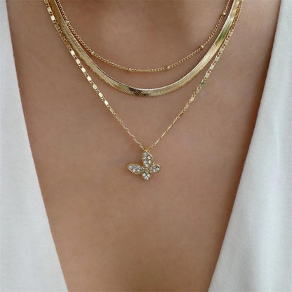Fashion Gold Color Heart-Shaped Necklace For Women - BestShop