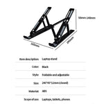 Load image into Gallery viewer, Folding Laptop Stand Convenient Cooling Base Bracket - BestShop
