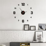 Load image into Gallery viewer, Frameless Modern 3D Wall Clock Mirror Sticker Clock - BestShop
