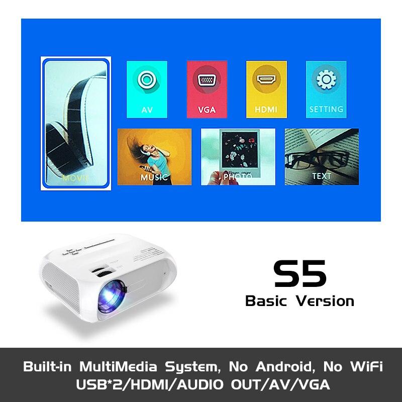 Full HD 1080p HDMI-compatible USB LED Portable Projector - BestShop