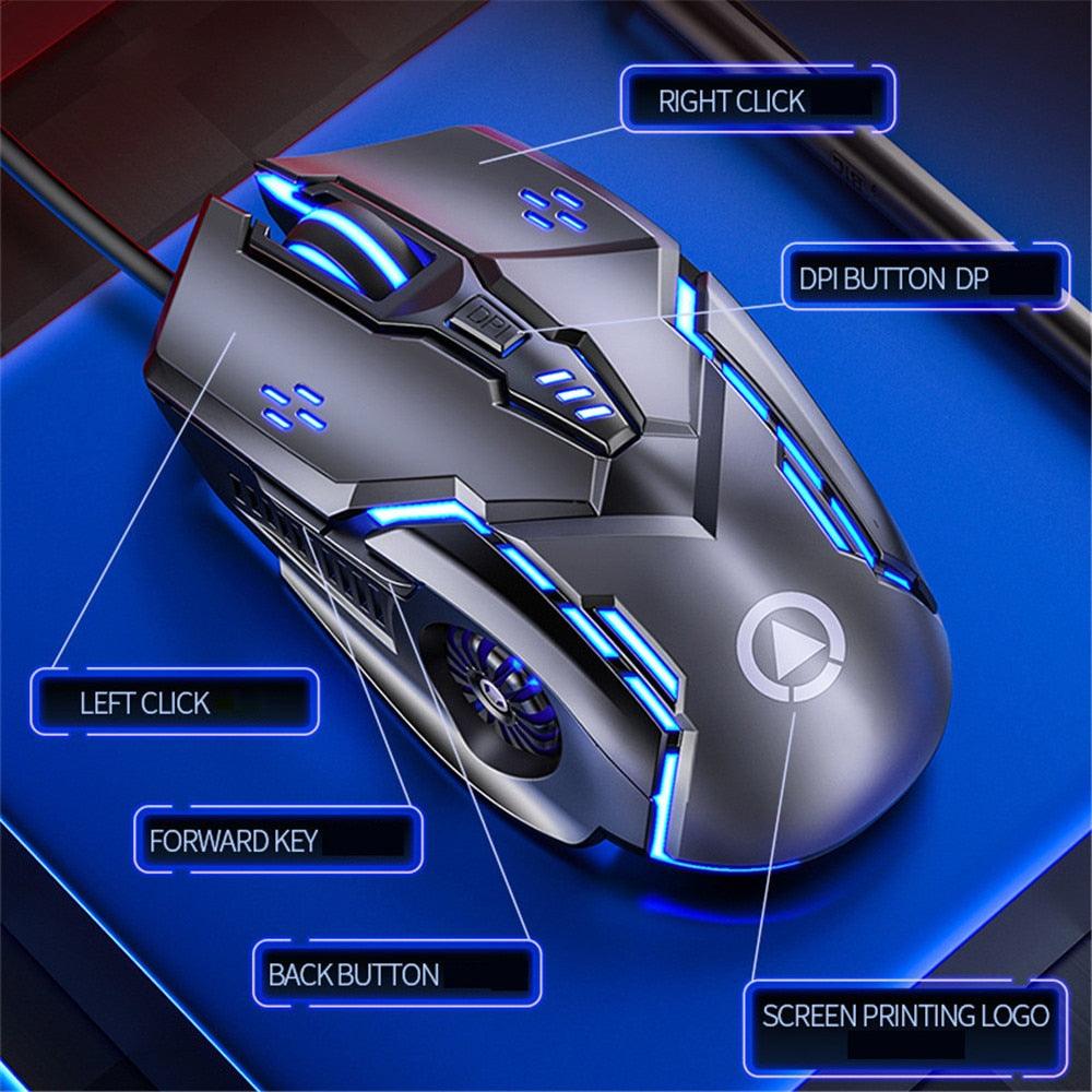 Gaming Mouse Wired Mute Mouse - BestShop