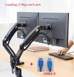 Load image into Gallery viewer, Gas Spring Desktop Dual Monitor Arm - BestShop
