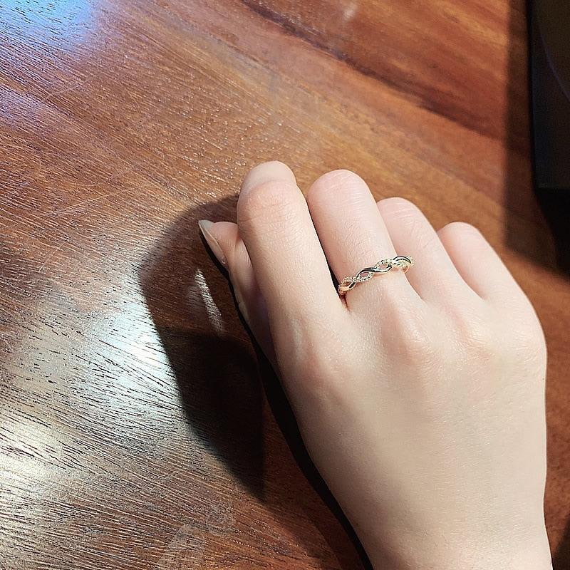 Geometric Woven Twist Open Rings - BestShop
