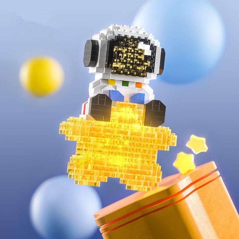Glowing Astronaut Building Blocks Set - BestShop