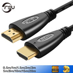 Load image into Gallery viewer, HDMI-compatible Cable Video Cables Gold Plated - BestShop
