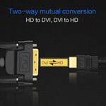 Load image into Gallery viewer, HDMI-compatible to DVI Cable for HDTV DVD Projector PlayStation - BestShop