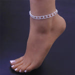 Load image into Gallery viewer, Huitan Rhinestone Chain Women Anklets - BestShop