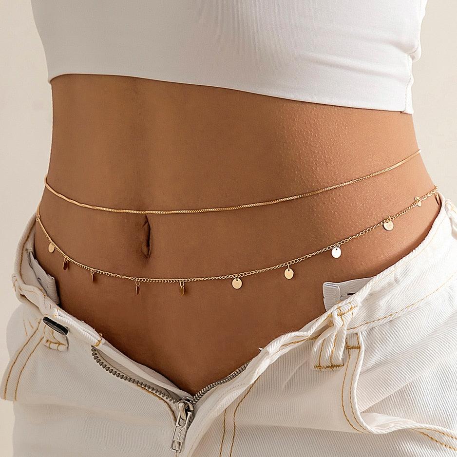Ingemark Sexy Flat Snake Chain Waist Belly Belt - BestShop