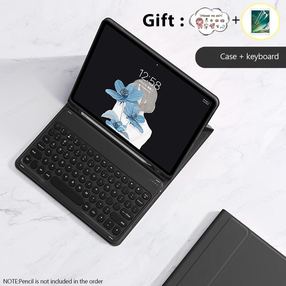 iPad Accessory Bundle with Bluetooth Keyboard, Wireless Mouse and iPad case - BestShop