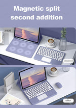 Load image into Gallery viewer, iPad Accessory Bundle with Bluetooth Keyboard, Wireless Mouse and iPad case - BestShop
