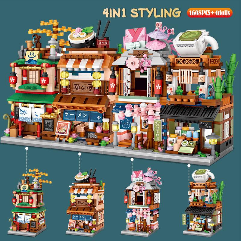 Japanese Store Building Blocks Set - BestShop