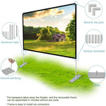 Load image into Gallery viewer, Large Portable Projector Screen with Stand - BestShop