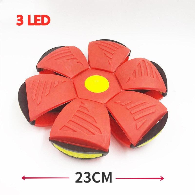 LED Flying UFO Flat Throw Disc Ball - BestShop