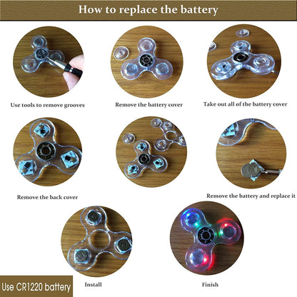 LED Light Up Fidget Spinner - BestShop